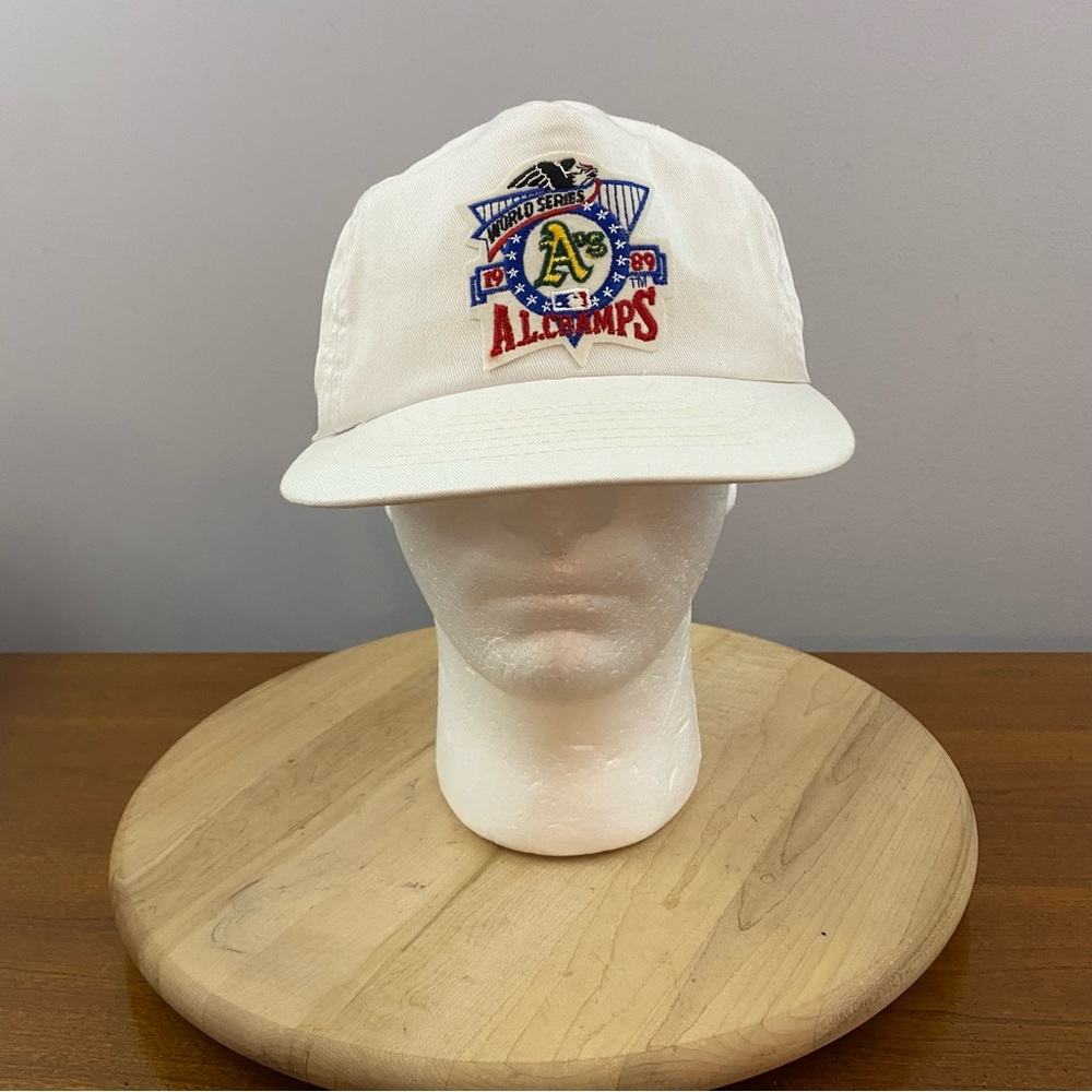 Vintage 1989 World Series AL Champs Oakland Athletics‎ Hat Annco Snapback